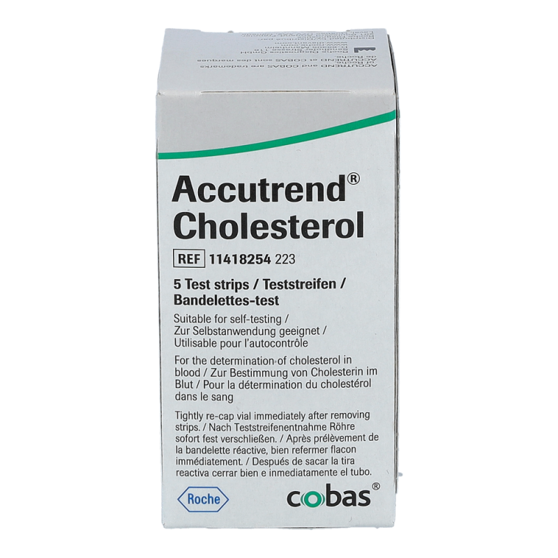 Roche Accutrend Cholesterol Teststreifen 5 Stk.