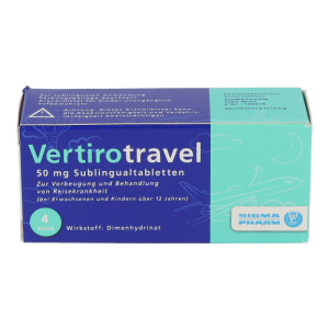 Vertirotravel 50 mg Sublingualtabletten 4 Stk.