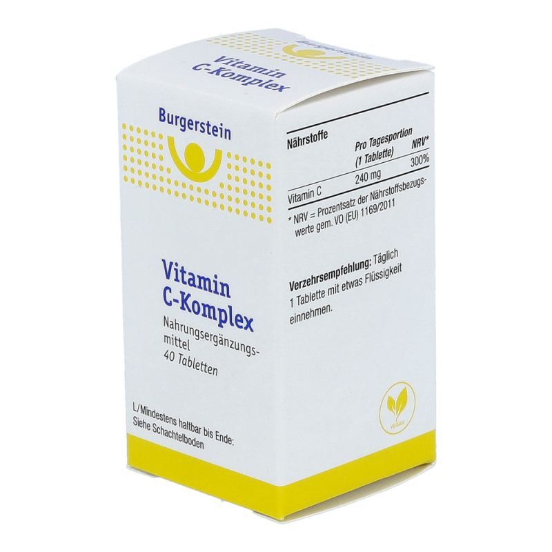 Burgerstein Vitamin C Komplex plus Bioflavonoide 40 Stk.