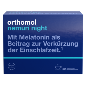 Orthomol NEMURI Granulat mit Melatonin verkürzt die Einschlafzeit