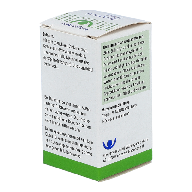 Burgerstein Zinkvital 30 mg Tabletten 40 Stk.