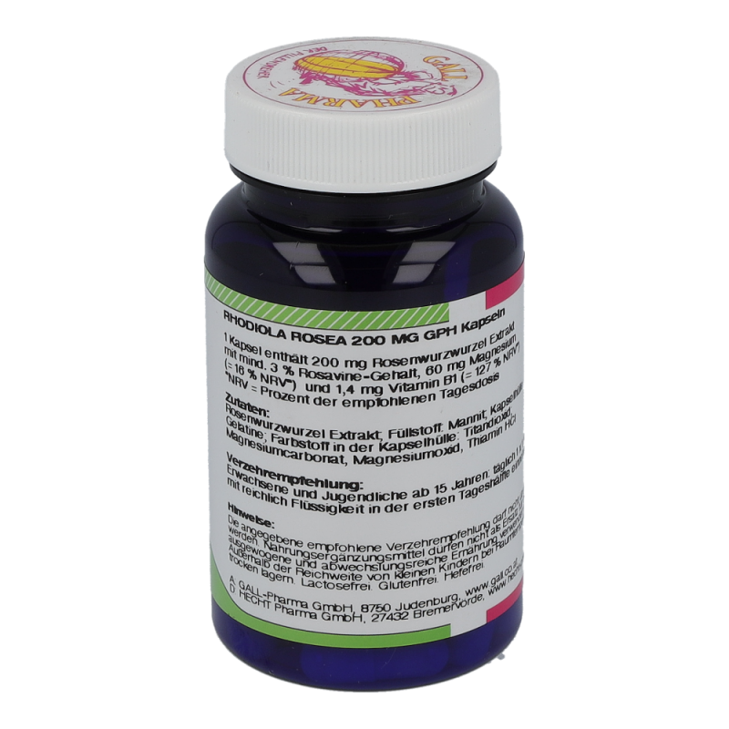 Rhodiola Rosea 200mg Kapseln