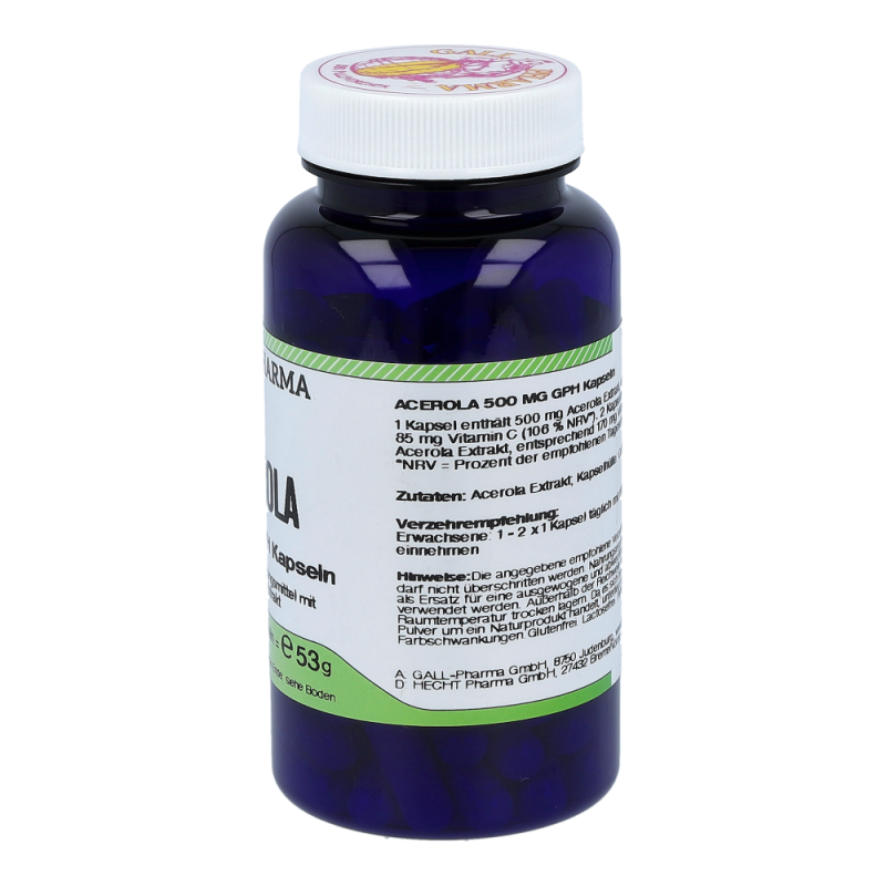 Gall Pharma Acerola 500 mg Kapseln 90 Stk.