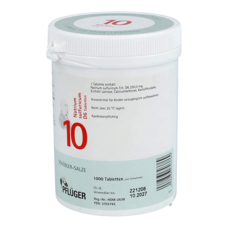 Pflüger Dr. Schüßler Nr. 10 Natrium Sulfuricum 250 g