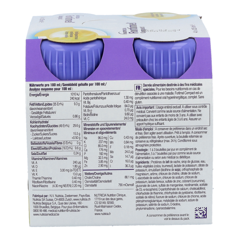 Fortimel Compact 2.4 125ml Vanille