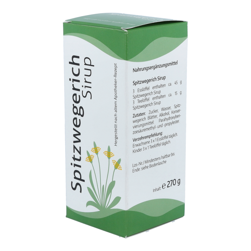 Spitzwegerich Sirup