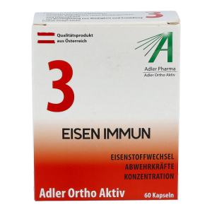Adler Pharma Ortho Aktiv Eisen Immun Kapseln 60 Stk.