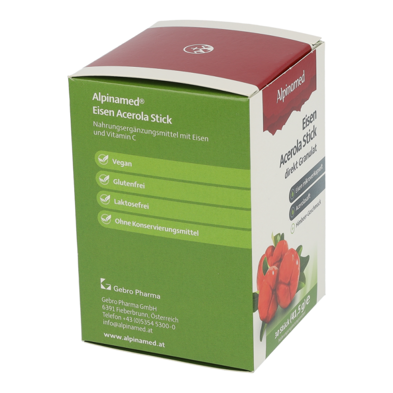 Alpinamed Eisen Acerola Sticks