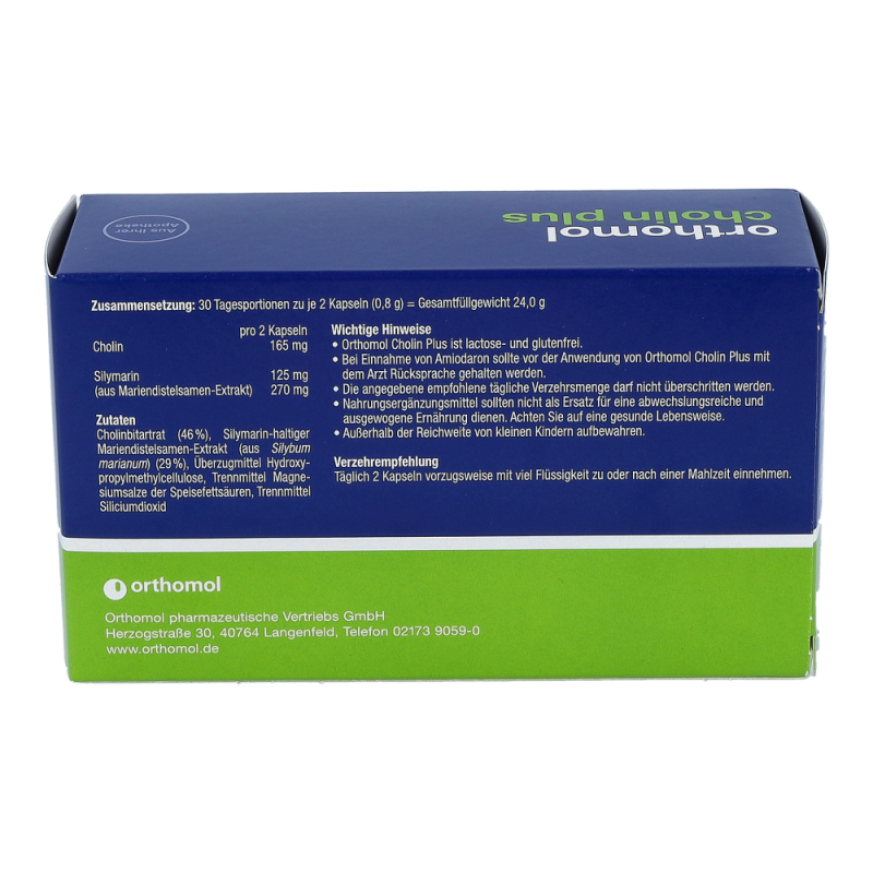 Orthomol Cholin Plus Kapseln 60 Stk.