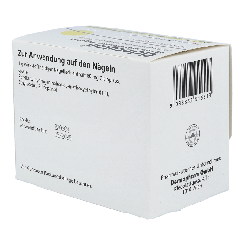 Ciclocutan Wirkstoff Nagellack 3 g