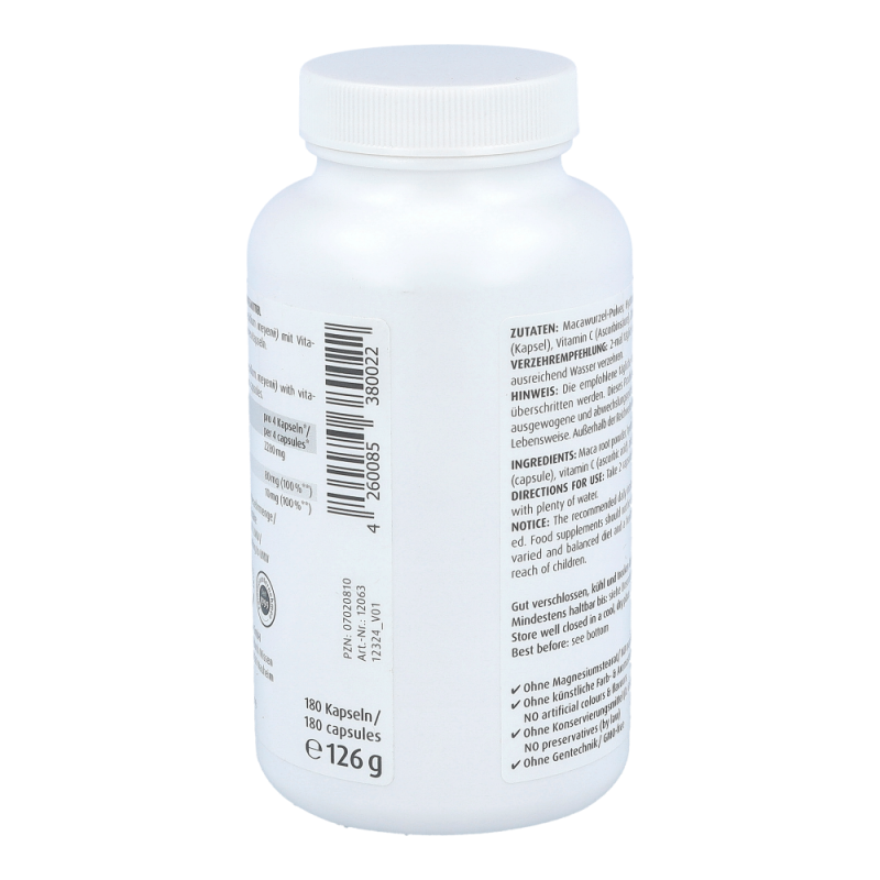 ZeinPharma Maca Gold 570 mg Kapseln 180 Stk.