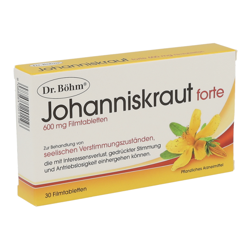 Dr. Böhm JOHANNISKRAUT FORTE 600mg Filmtabletten - 30 Stück
