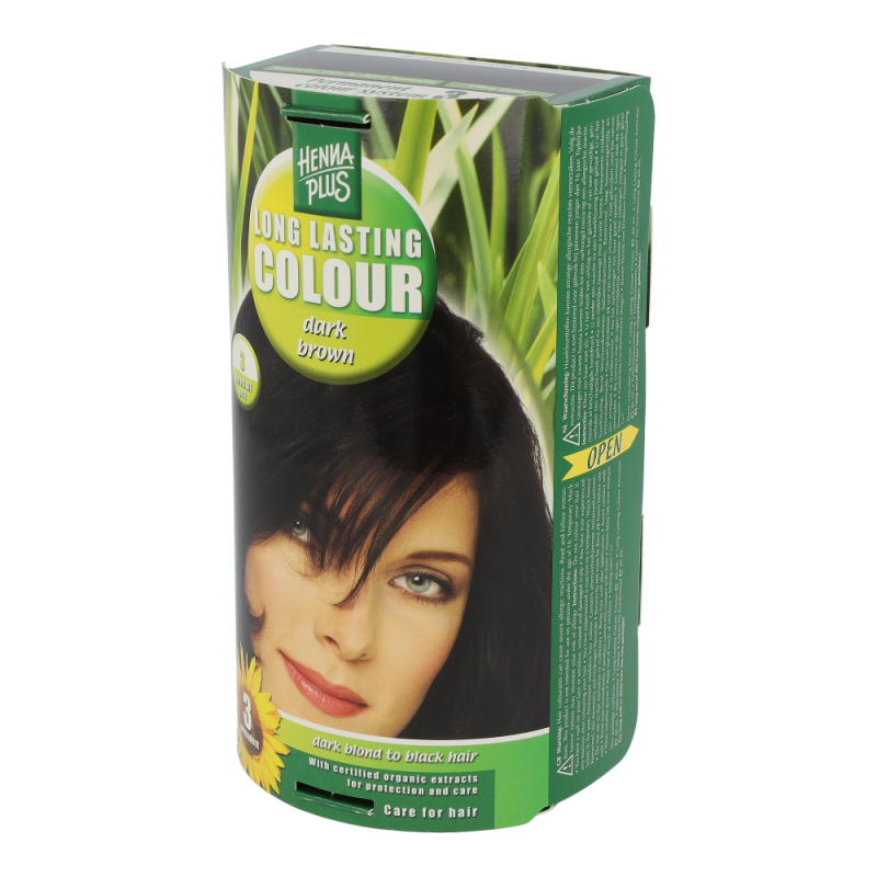 Henna Plus Longlasting Colour 100 ml Darkbrown