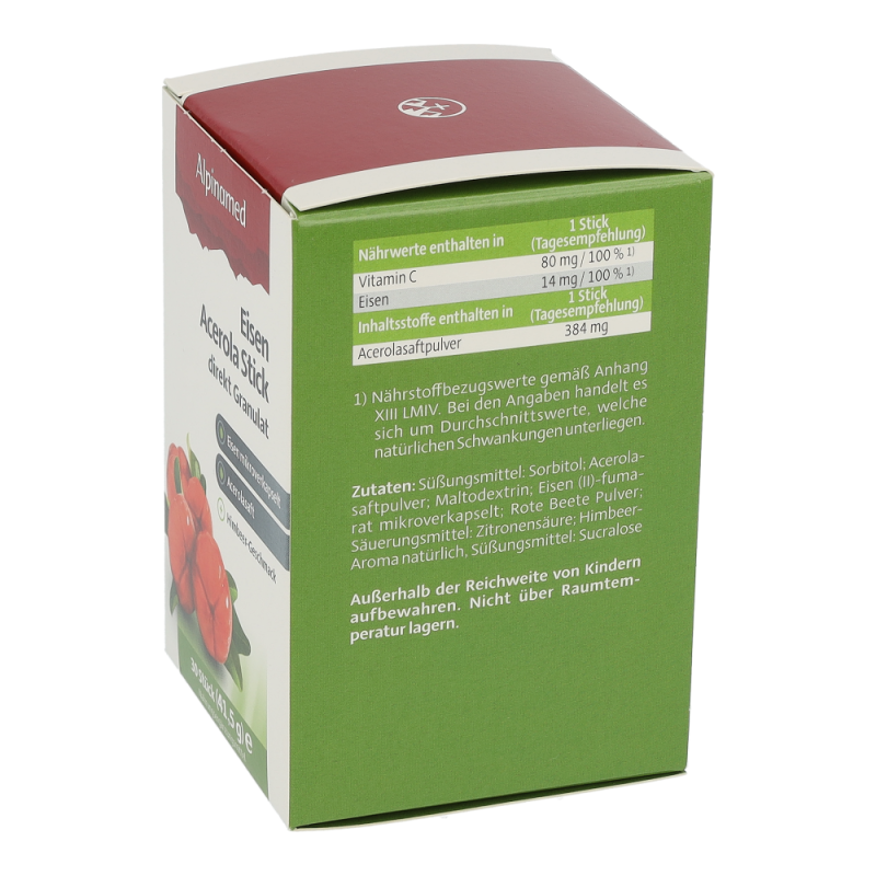 Alpinamed Eisen Acerola Sticks