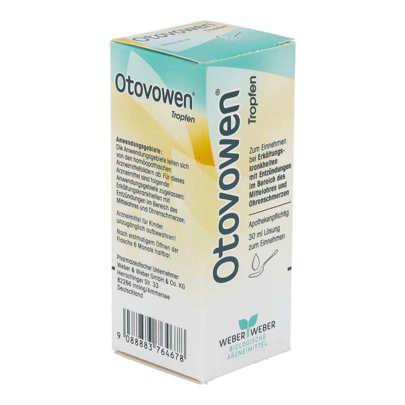 Otovowen Tropfen bei Mittelohrentzündung 30 ml