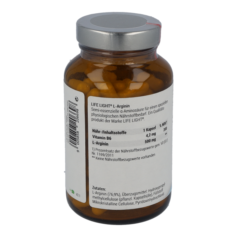 Life Light L-Arginin 500 Kapseln 120 Stk.