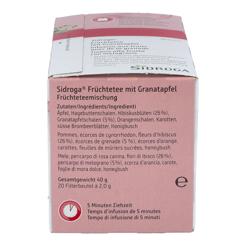 Sidroga Tee Wellness Früchte mit Granatapfel 20 Btl.
