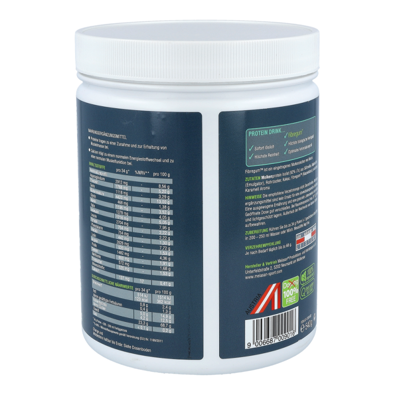 Melasan Sport Protein Drink Schoko-Karamell 540 g