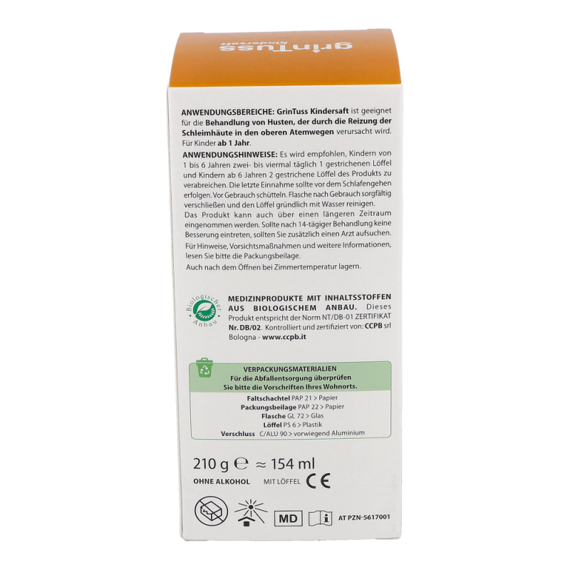 Aboca grintuss Hustensaft Kinder