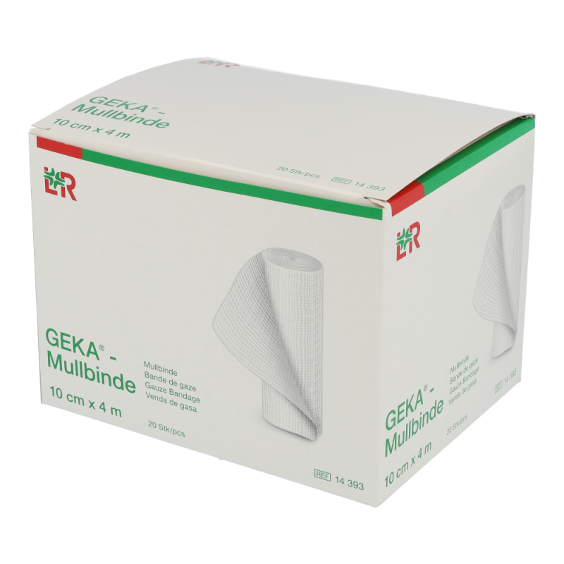 Mullbinde Geka 4 m x 10 cm 20F EP 20 Stk.