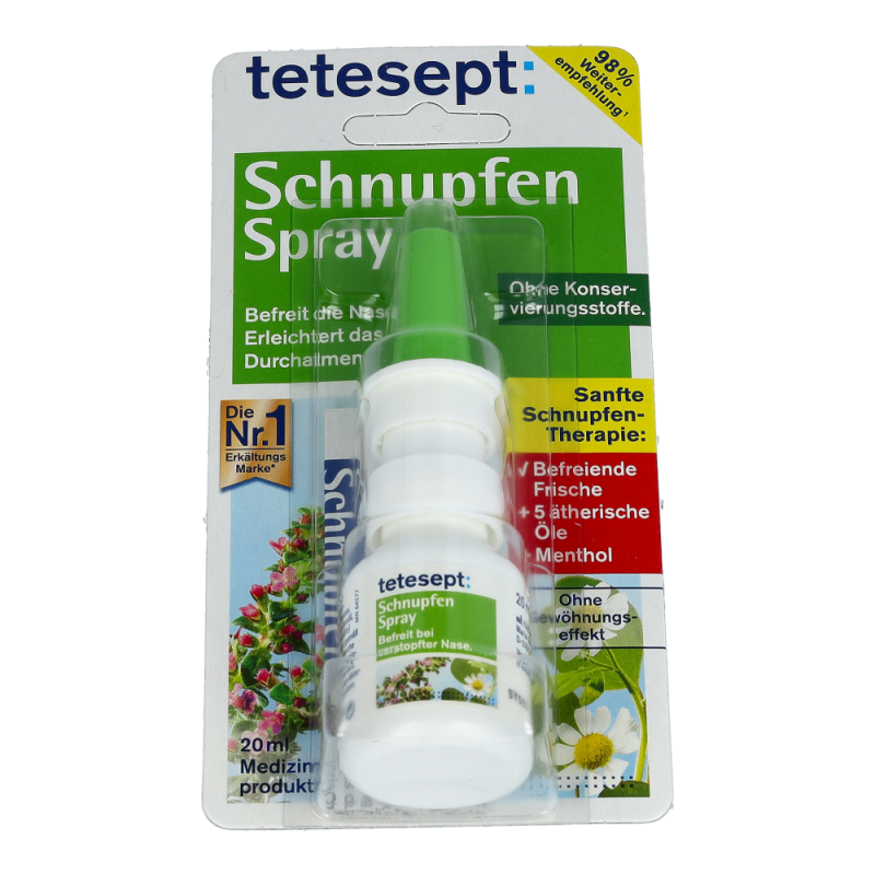 tetesept Schnupfen Spray mit ätherischen Ölen
