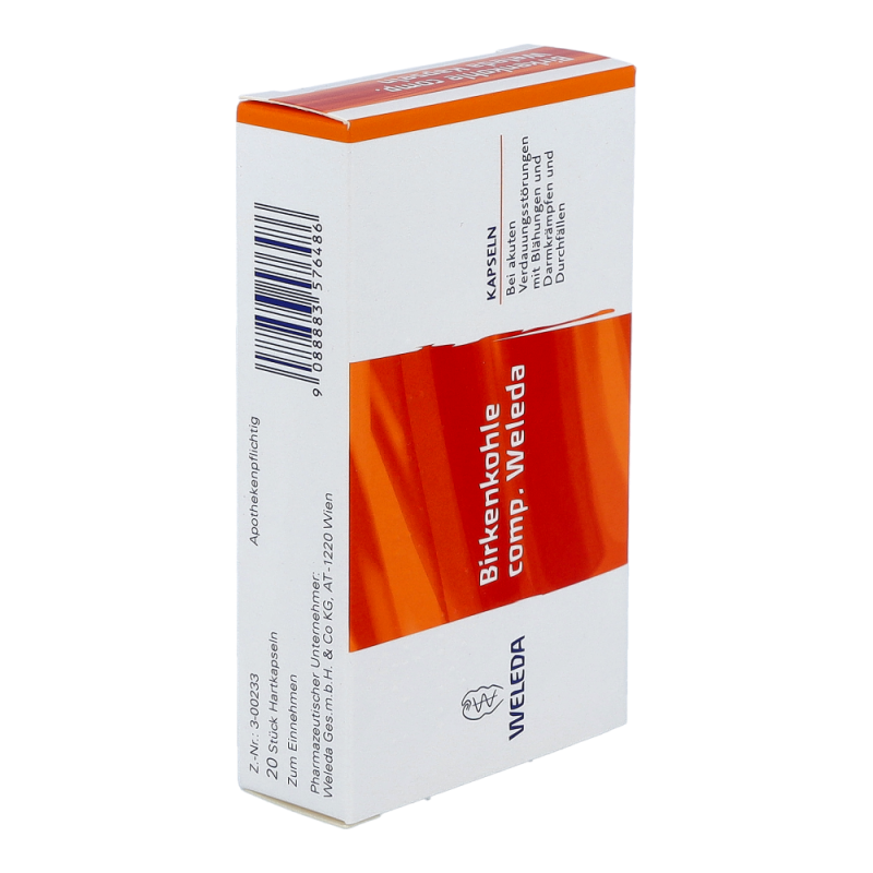 Weleda Birkenkohle CP Kapseln 20 Stk.