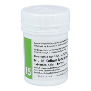 Adler Pharma Schüßler Nr. 15 Kalium Jodatum 100 g D 12