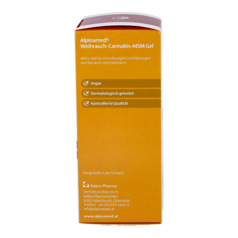 Alpinamed Weihrauch Cannabis MSM Gel