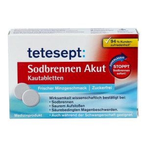 Tetesept Sodbrennen Akut Kautabletten 20 Stk.