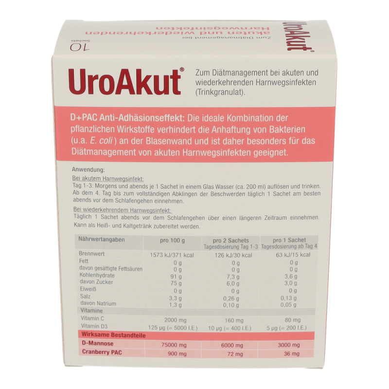 UroAkut D-Mannose plus Cranberry