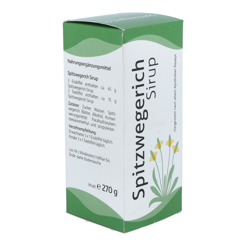 Spitzwegerich Sirup