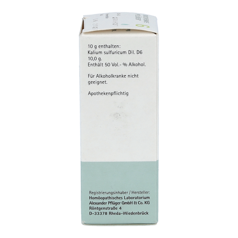 Pflüger Dr. Schüßler Nr. 6 Kalium Sulfuricum 30 ml