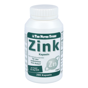 The Nutri Store Zink 15 mg Kapseln 200 Stk.