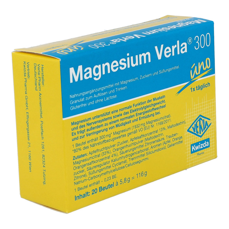 Magnesium Verla 300 Uno Granulat Apfel