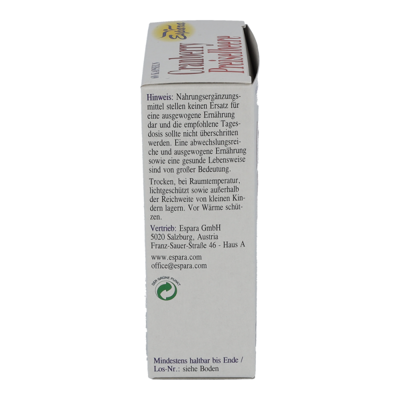 Espara Cranberry-Preiselbeere Kapseln 60 Stk.