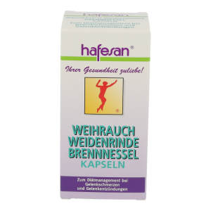 Hafesan Weihrauch + Weidenrinde + Brennessel Kapseln 60 Stk.