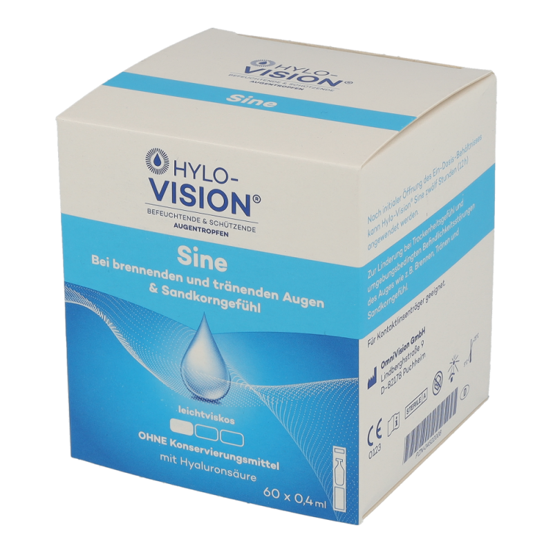 HYLO – VISION SINE Augentropfen 0,4ml Einzeldosen