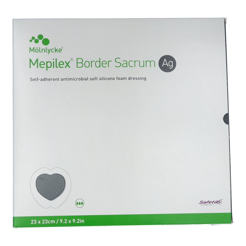 Mölnlycke Mepilex Border Sacrum AG Verband 5 Stk. 23 x 23