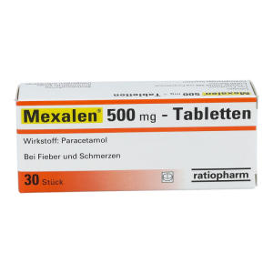 Mexalen 500 mg Tabletten