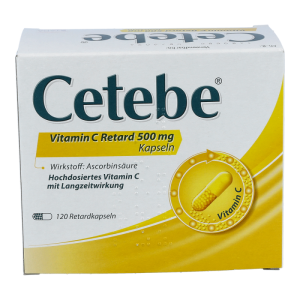 Cetebe Vitamin C Retard 500 mg Kapseln