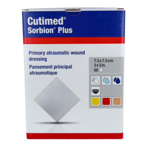 Sorbion Plus Wundauflage 50 Stk. 7,5 x 7,5 cm