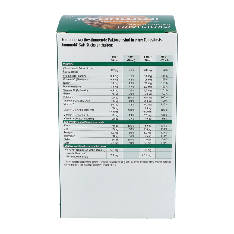 Ökopharm Immun44 Saft-Sticks