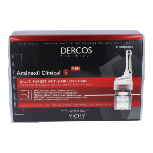Vichy DERCOS Aminexil Clinical 5 Männer Ampullen-Kur – Behandlung gegen Haarausfall