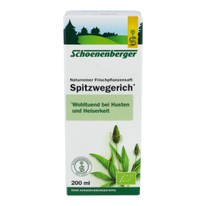Schoenenberger Saft Spitzwegerich 200 ml BIO