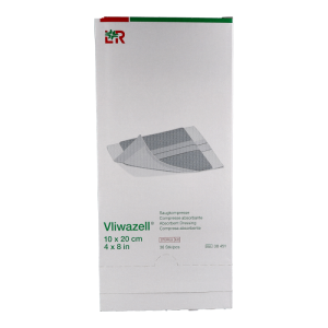 Vliwazell Saugkompresse steril 30 Stk. 10 x 20 cm