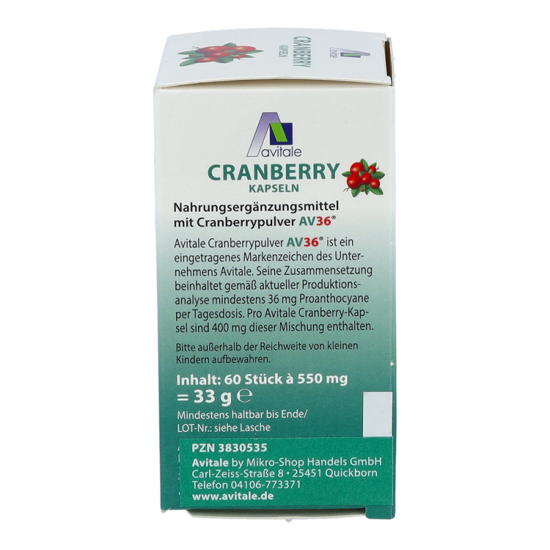 Avitale Cranberry Kapseln 60 Stk.
