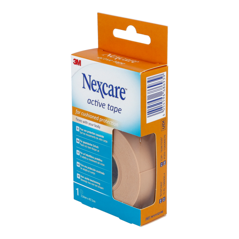 Nexcare Active Tape Pflaster 2,5 cm x 4,5 m
