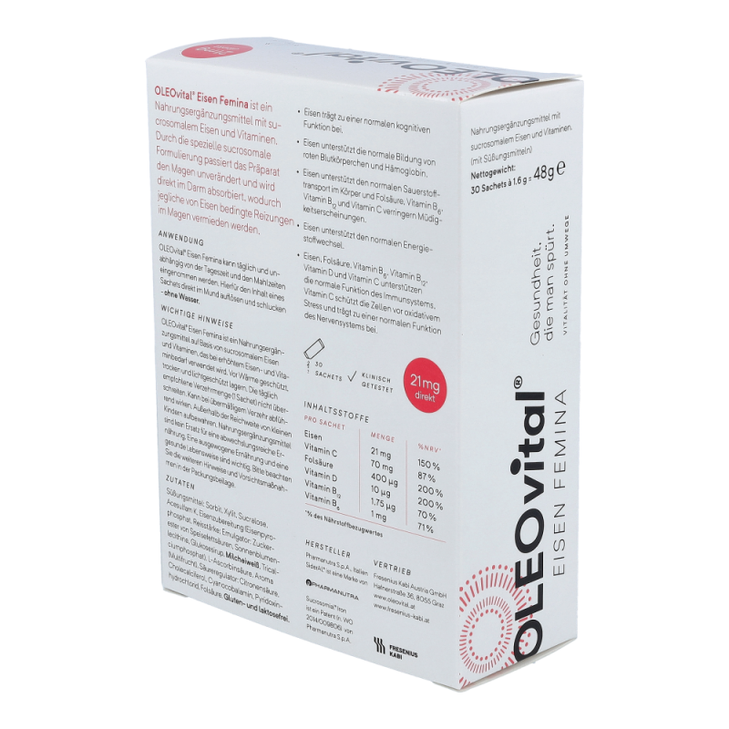 Oleovital Eisen Sachets 30 Stk. Femina
