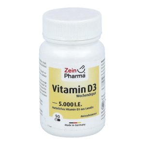 ZeinPharma Vitamin D3 Kapseln 5.000 I.E. Wochendepot 90 Stk.