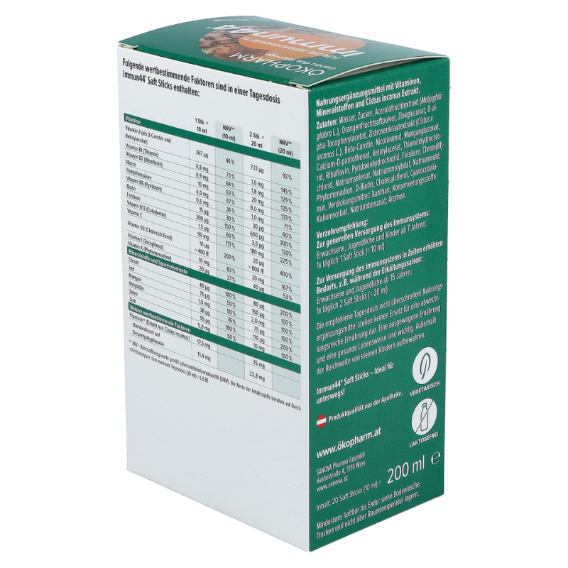 Ökopharm Immun44 Saft-Sticks